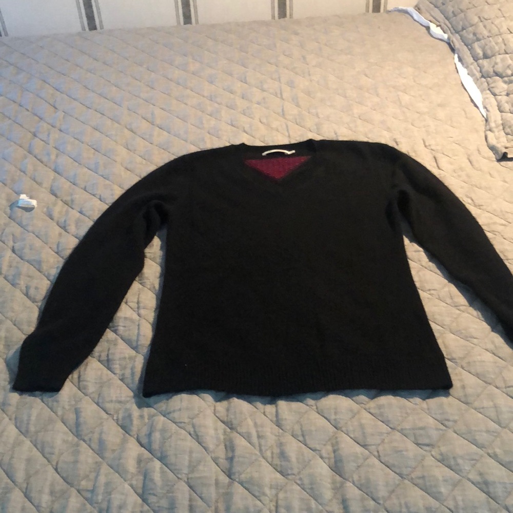 Black cashmere sweater size medium